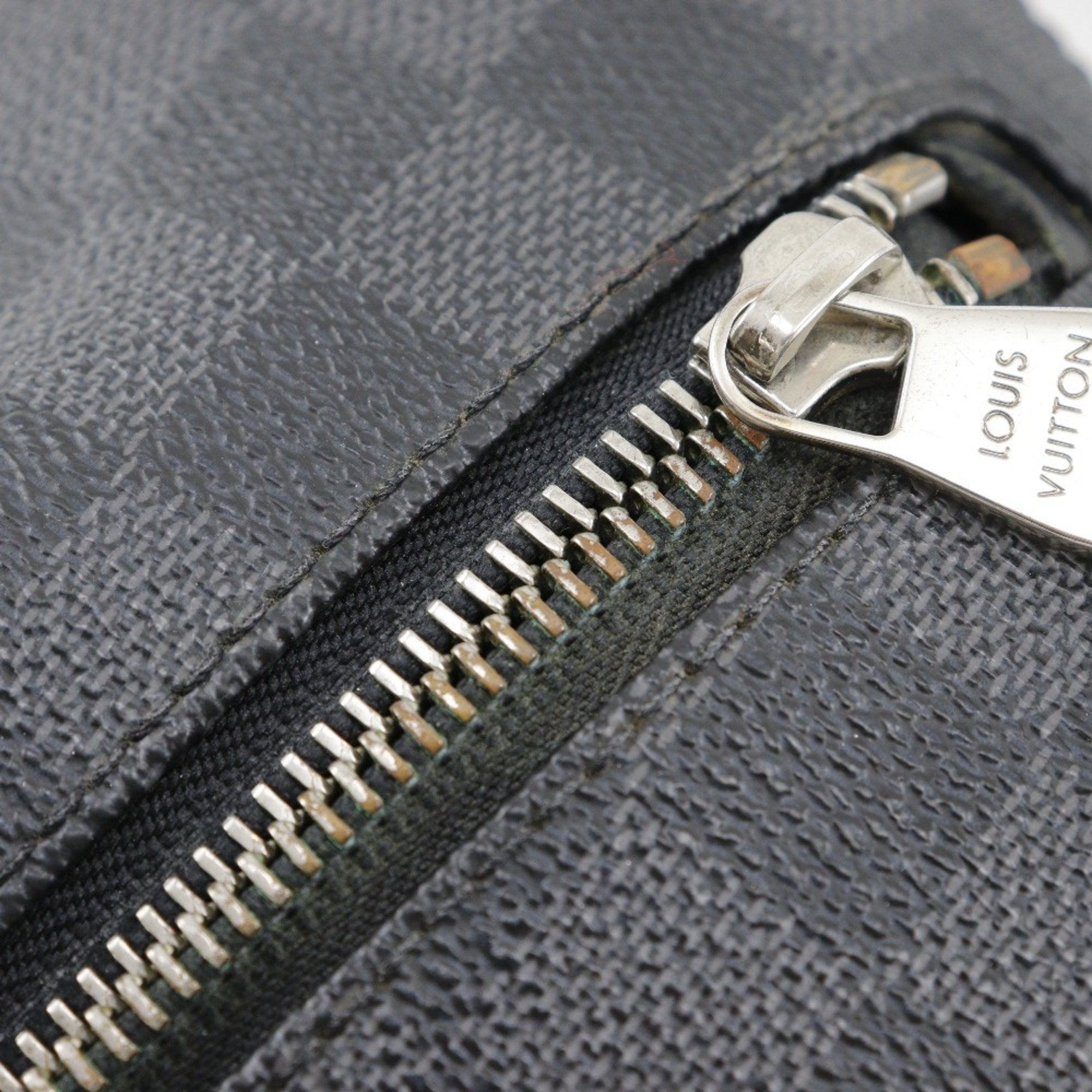 Louis Vuitton Black Damier Graphite Canvas Shoulder Bag
