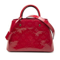 Louis Vuitton Indian Rose Monogram Red Color Patent Leather Monogram Vernis Handbag Shoulder Bag