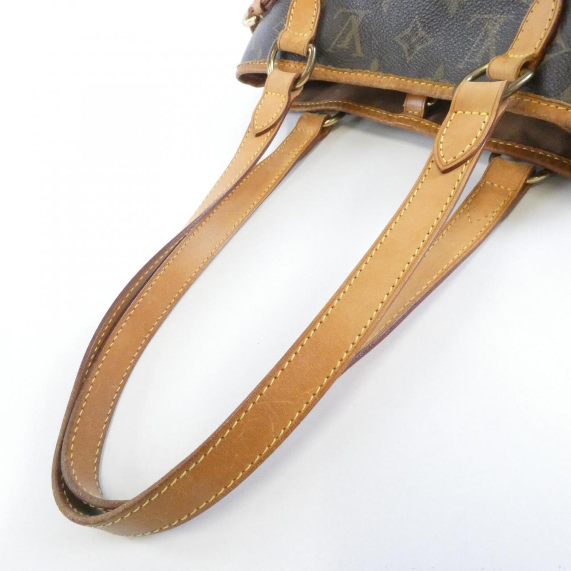 Louis Vuitton Brown Coated Canvas Handbag