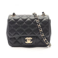 Chanel Black Leather Handbag Shoulder Bag