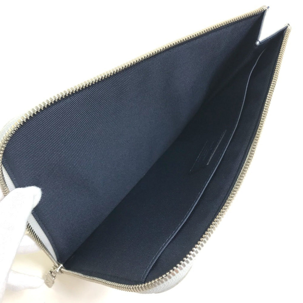 Louis Vuitton Blue Red Color White Monogram Clutch Bag Pochette