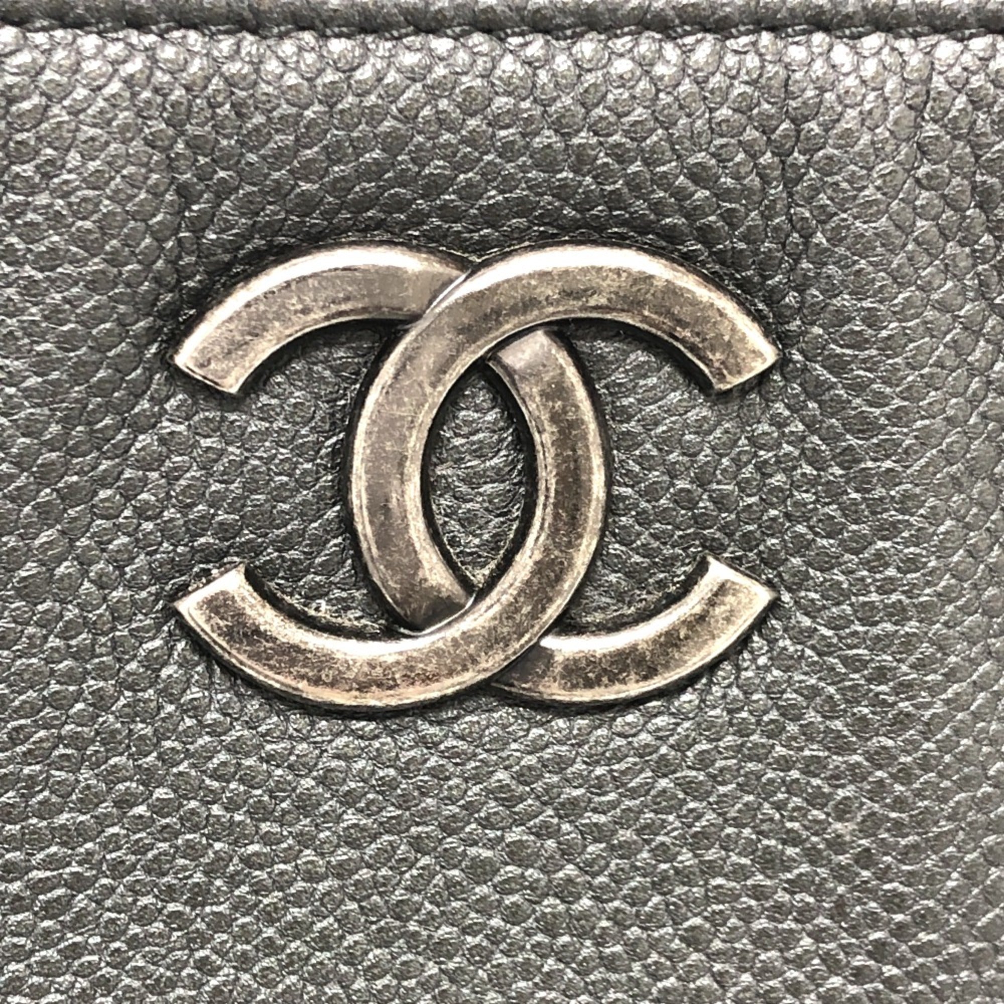 Chanel Black Leather Shoulder Bag