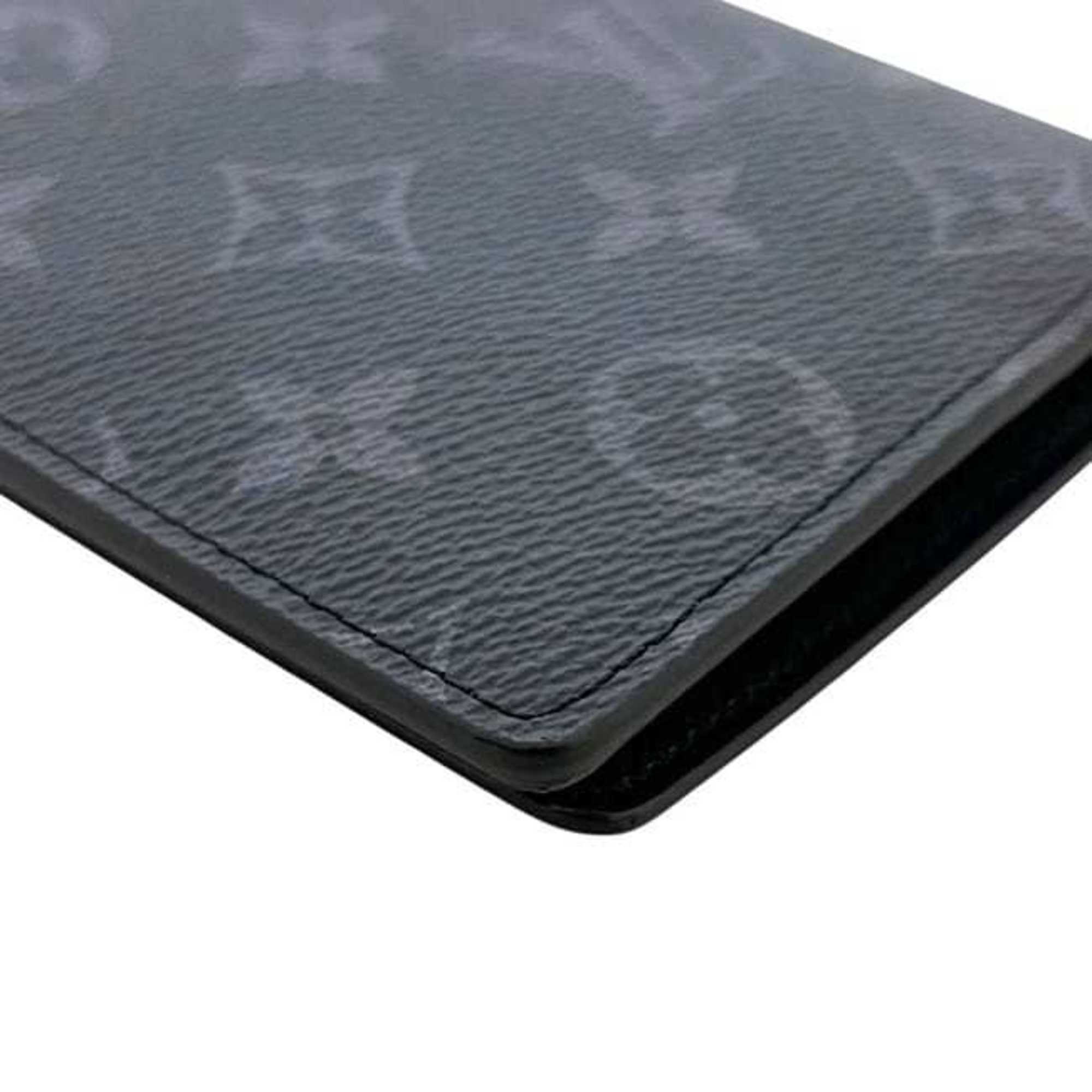 Louis Vuitton Black Monogram Eclipse Monogram Eclipse Long Wallet