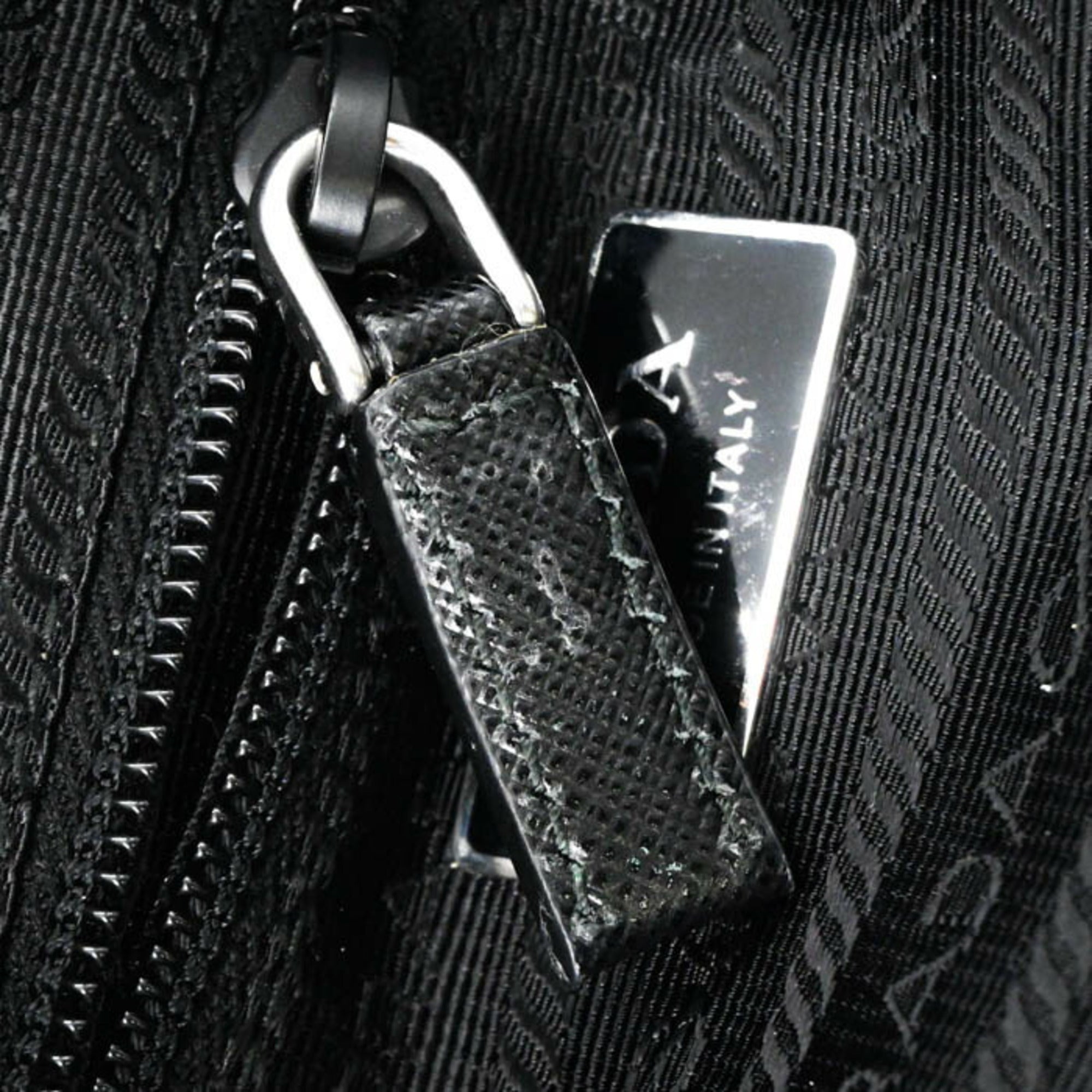 Prada Black Nylon Tessuto Shoulder Bag