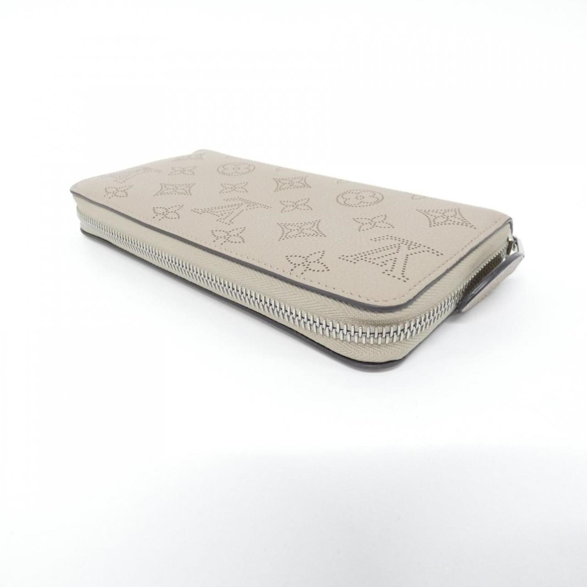 Louis Vuitton Beige Leather Long Wallet