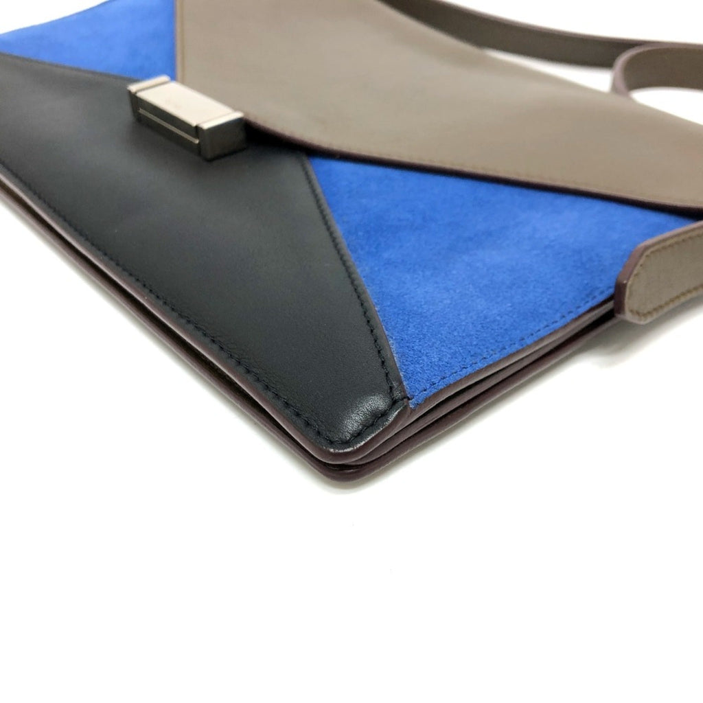 Celine Brown Leather Shoulder Bag