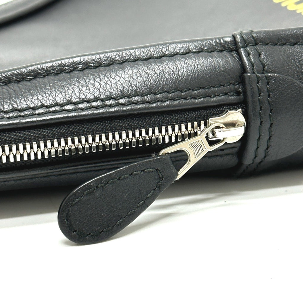 Balenciaga Black Leather Pouch