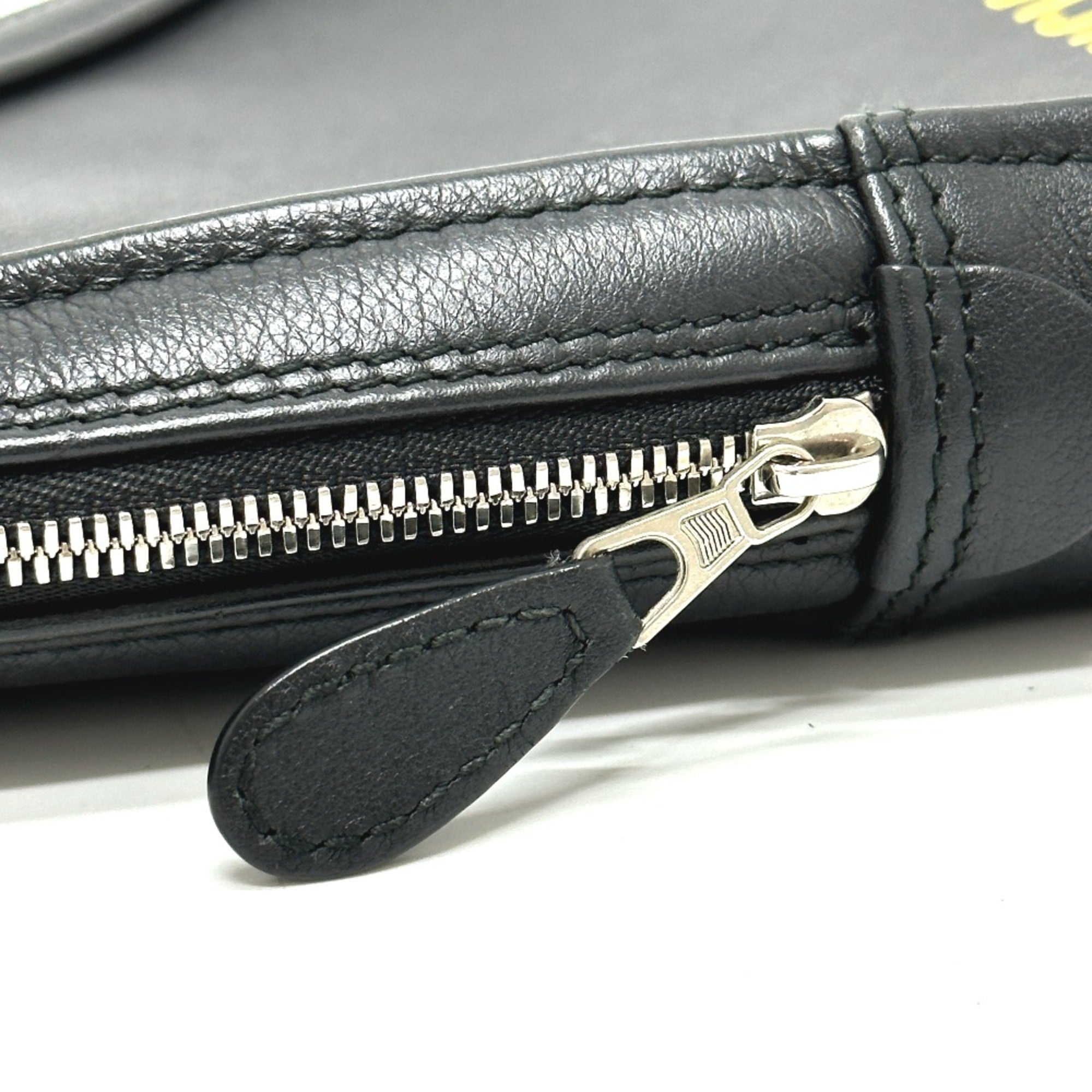 Balenciaga Black Leather Pouch