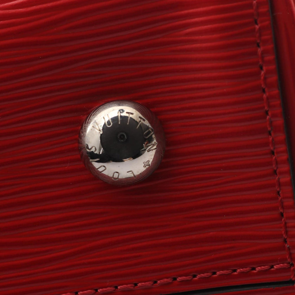 Louis Vuitton Coquelicots Red Color Epi Leather Handbag