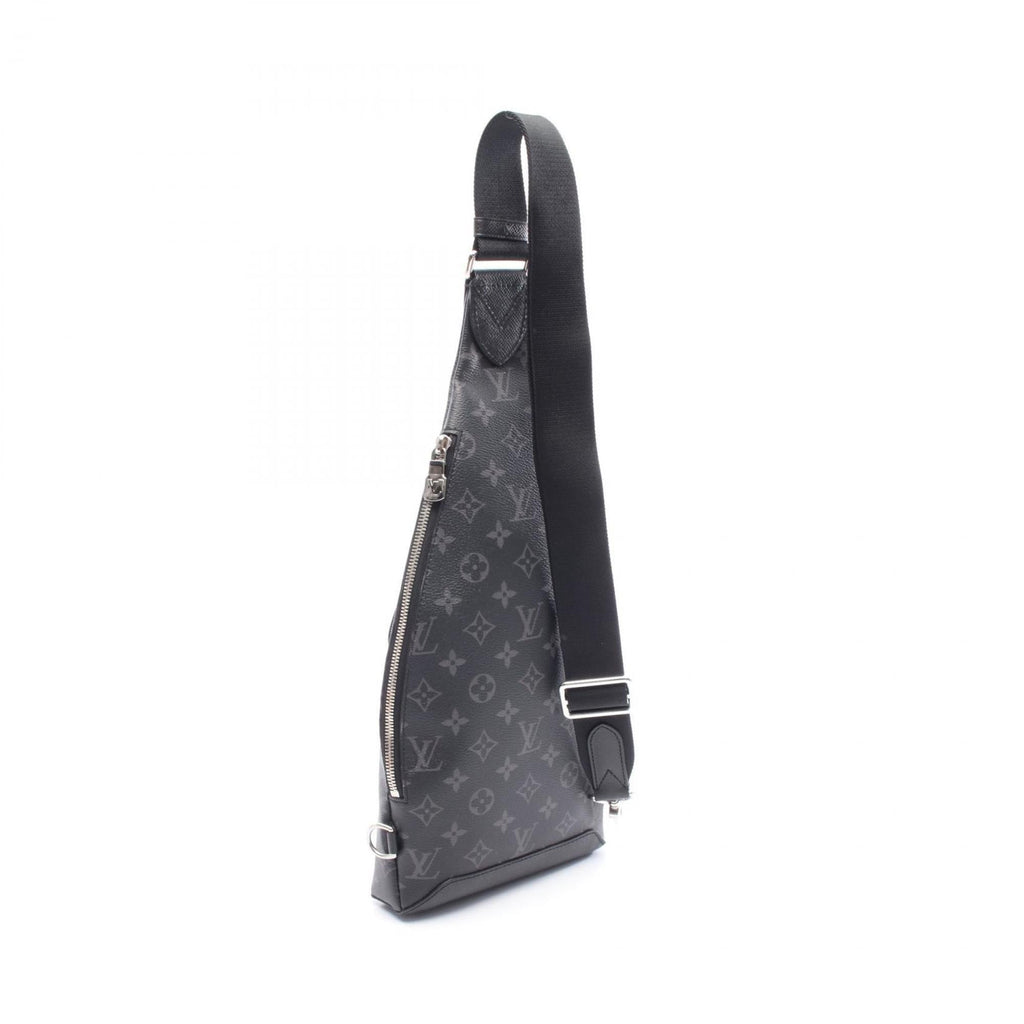 Louis Vuitton Black Coated Canvas Leather Fanny Pack