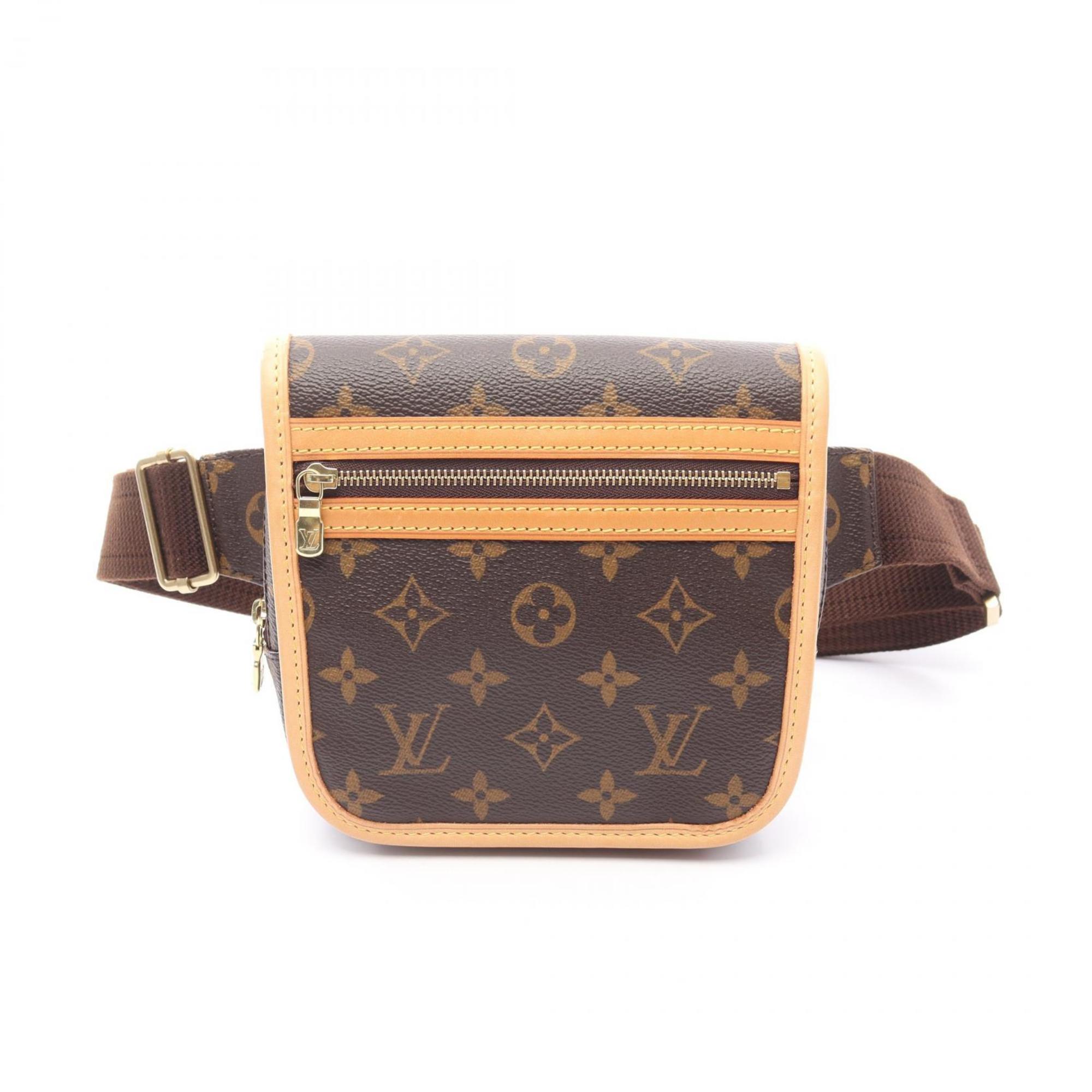 Louis Vuitton Brown Coated Canvas Pvc Monogram Leather Fanny Pack Sling Bag
