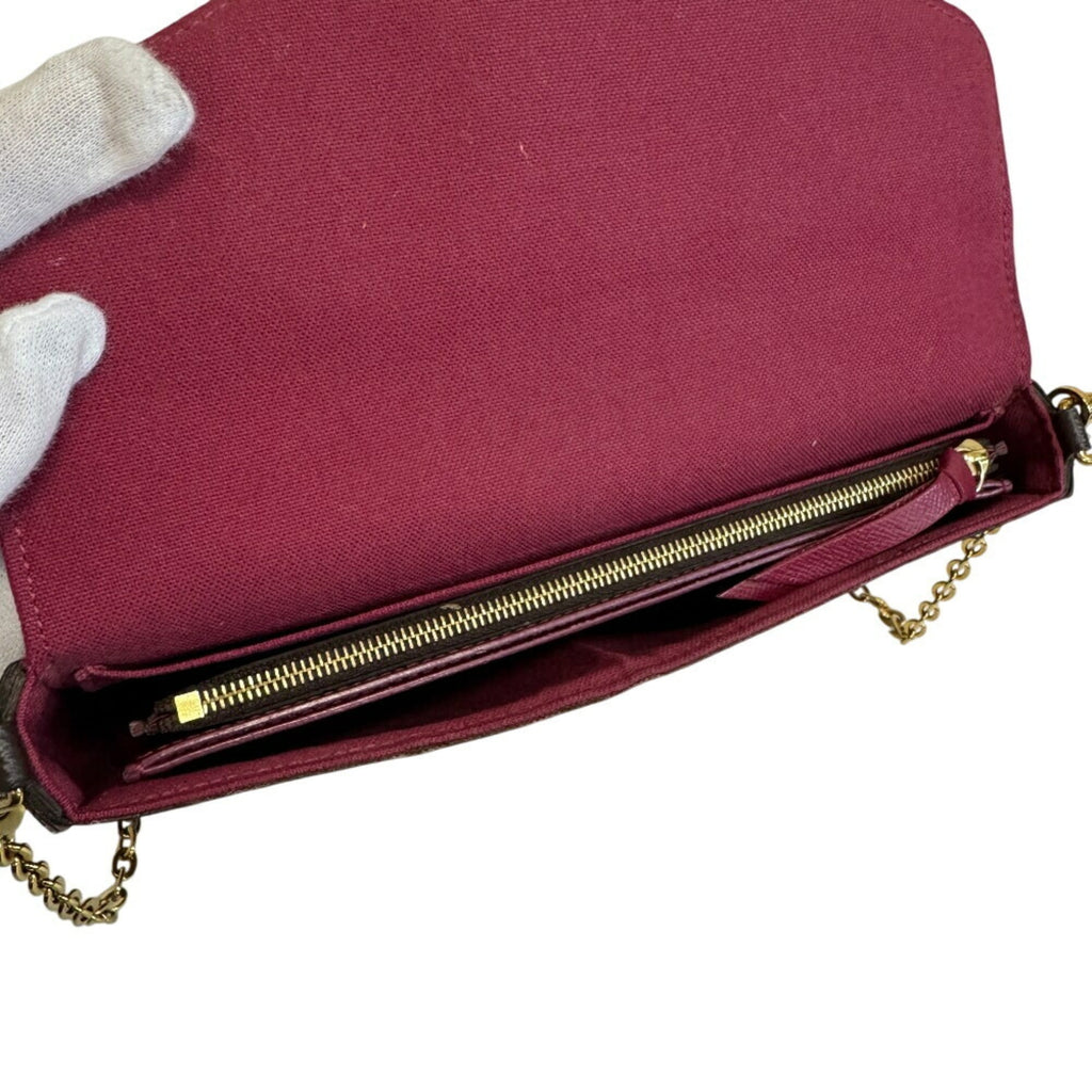 Louis Vuitton Brown Monogram Monogram Leather Pouch Shoulder Bag