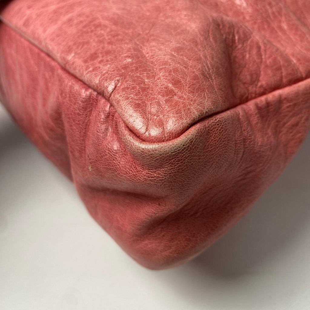 Balenciaga Pink Leather Handbag Shoulder