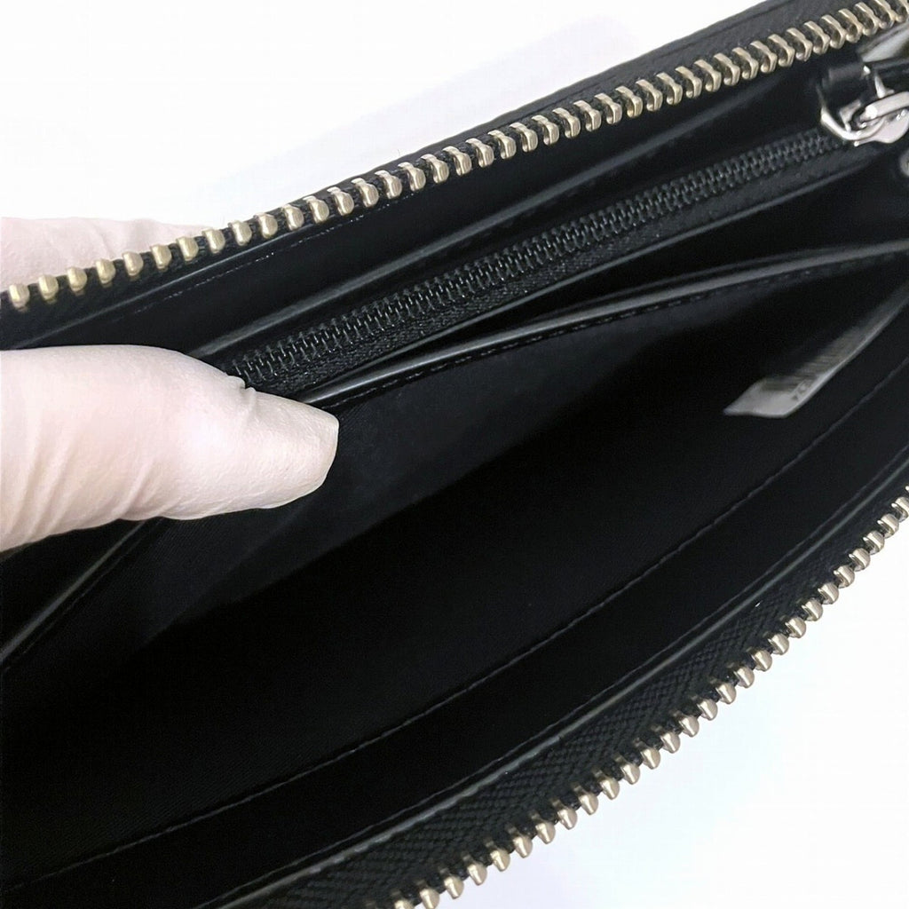 Gucci Navy Gg Supreme Long Wallet (Bi-Fold) (Pre-Owned)