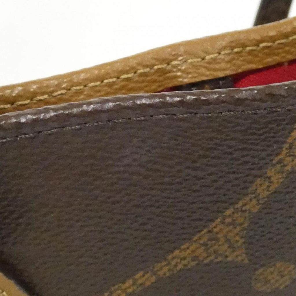 Louis Vuitton Brown Coated Canvas Handbag