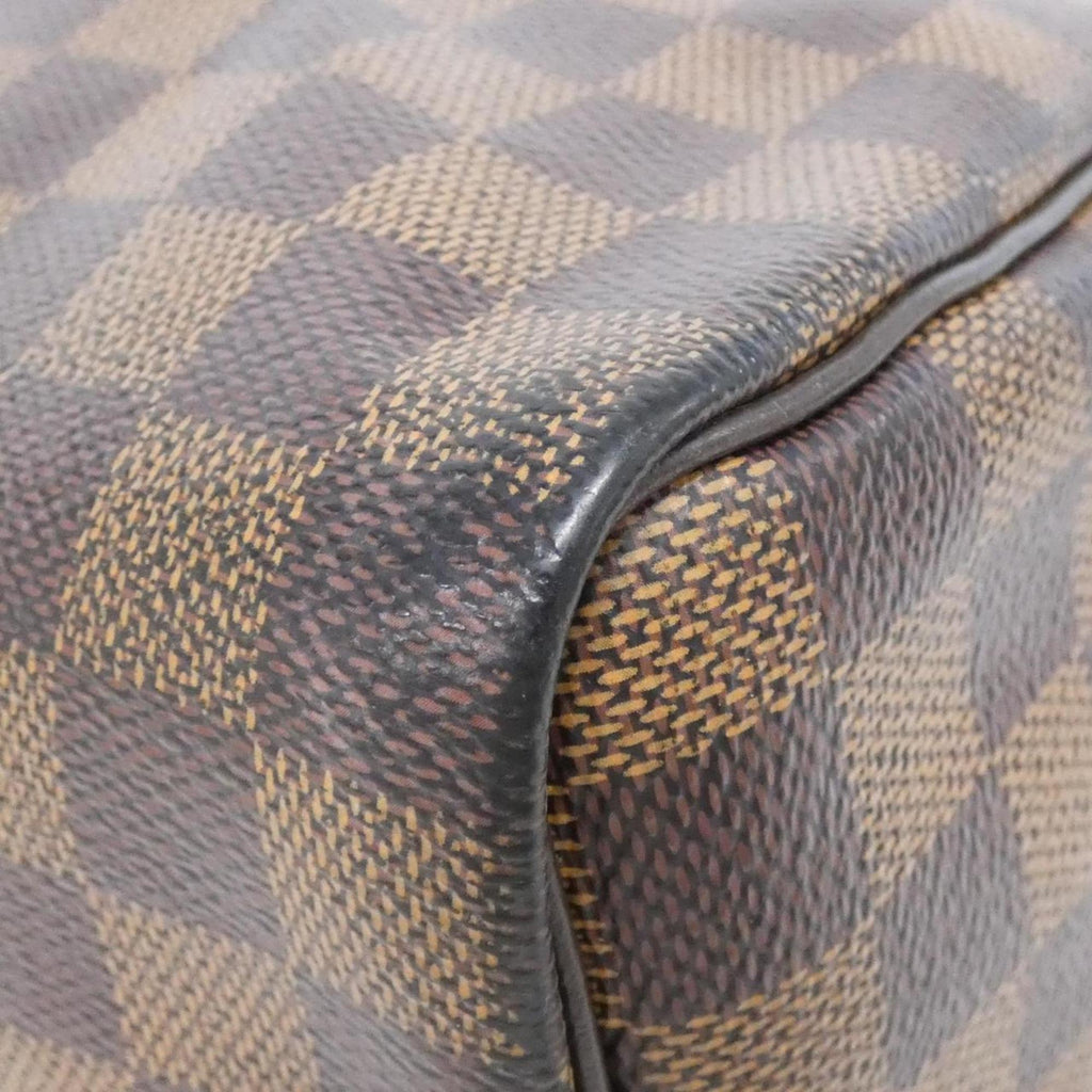 Louis Vuitton Damier Ebene Coated Canvas Boston Bag