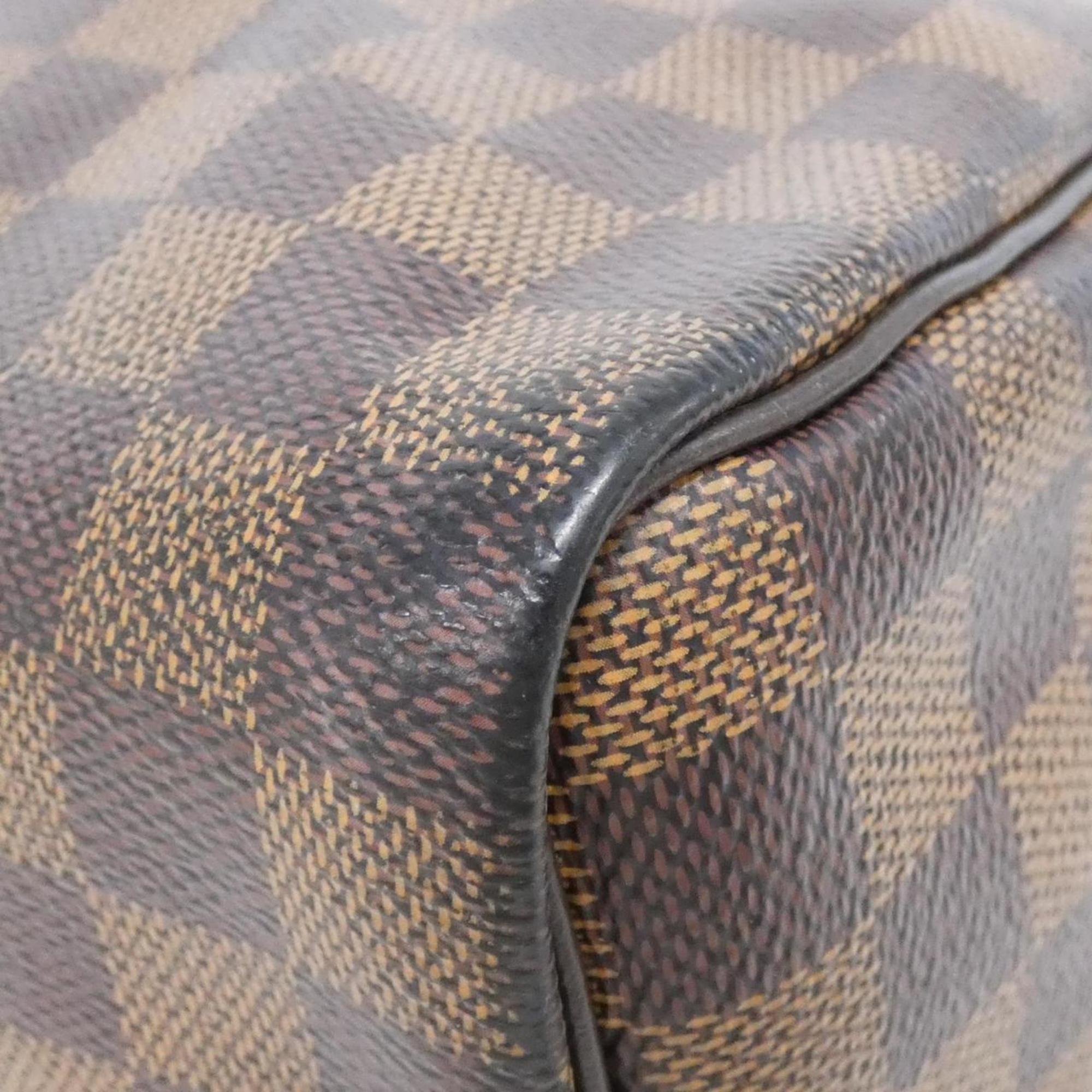 Louis Vuitton Damier Ebene Coated Canvas Boston Bag