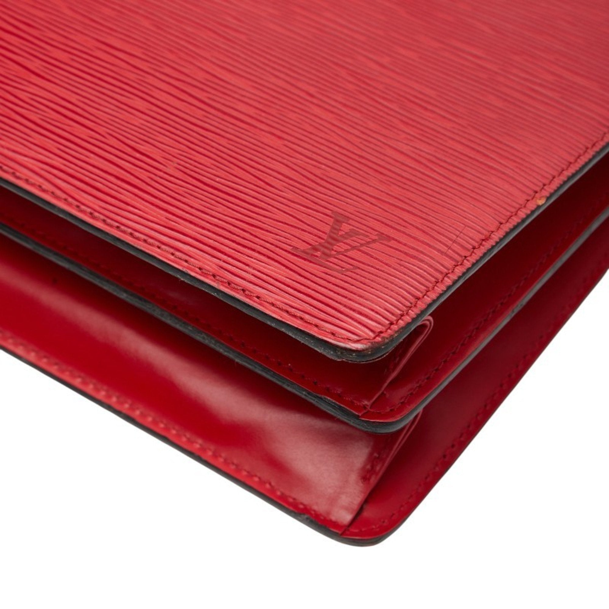 Louis Vuitton Castilian Red Leather Shoulder Bag