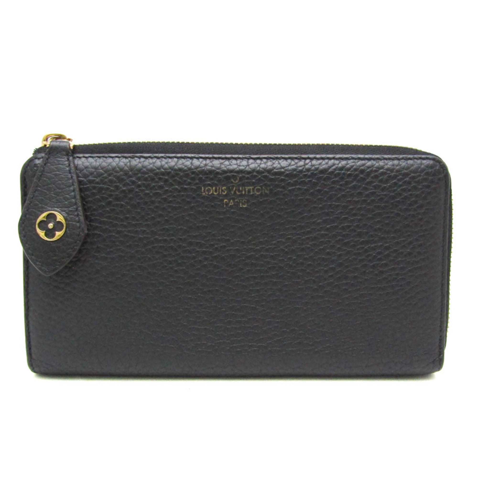 Louis Vuitton Taurillon Noir Leather Long Wallet