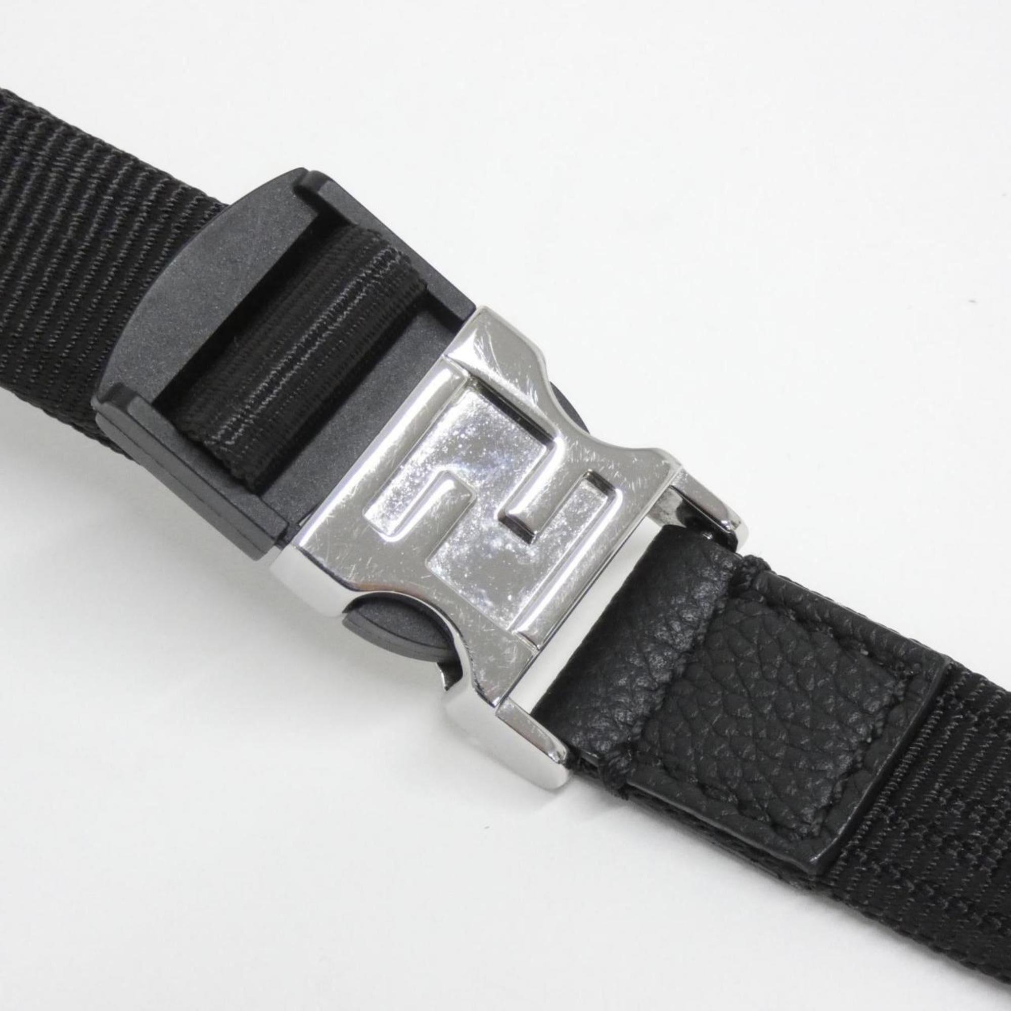 Fendi Black Leather Fanny Pack