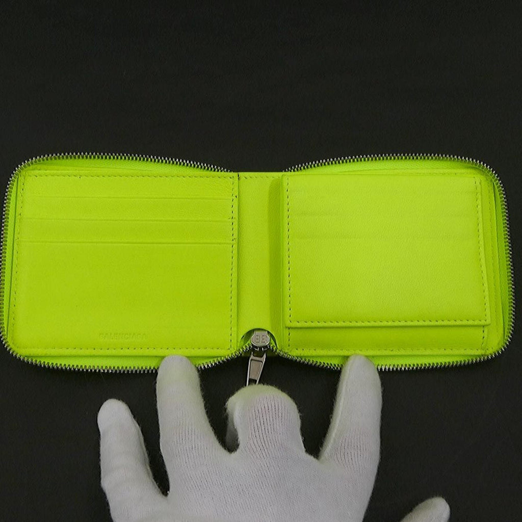 Balenciaga Yellow Leather Wallet (Bi-Fold)