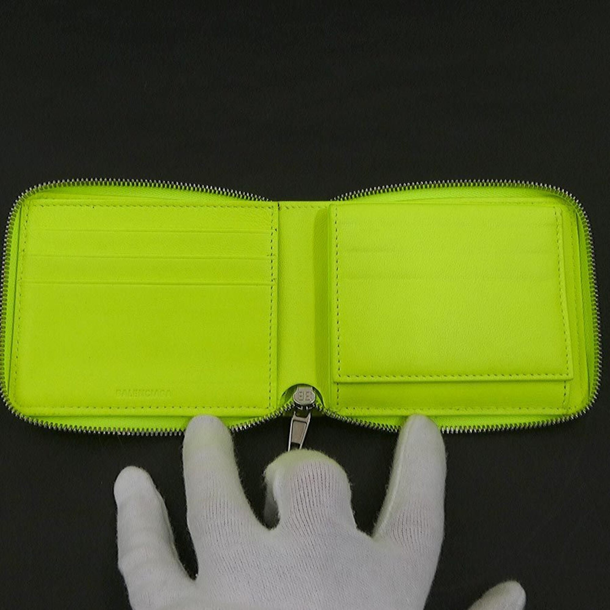 Balenciaga Yellow Leather Wallet (Bi-Fold)