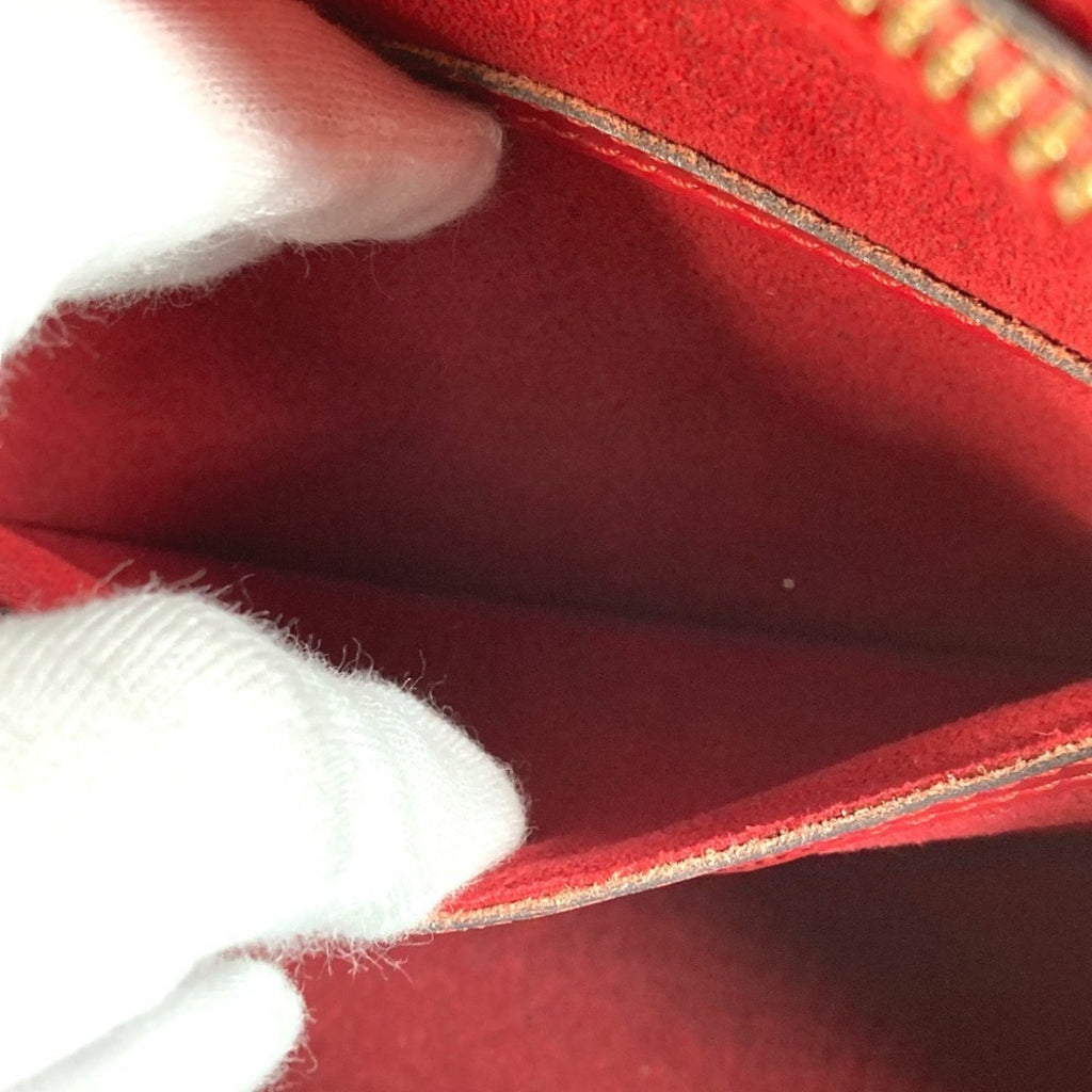 Louis Vuitton Castilian Red Red Color Epi Leather Handbag Shoulder Bag