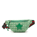 Gucci Green Multi-Color Canvas Sling Bag (Pre-Owned)