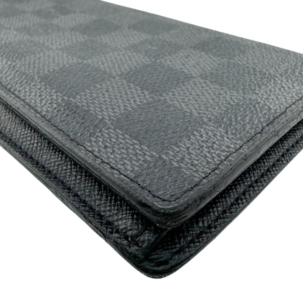 Louis Vuitton Damier Graphite Black Gray Leather Long Wallet