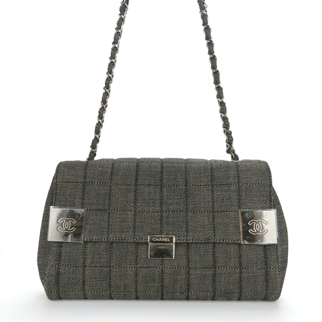 Chanel Navy Denim Shoulder Bag