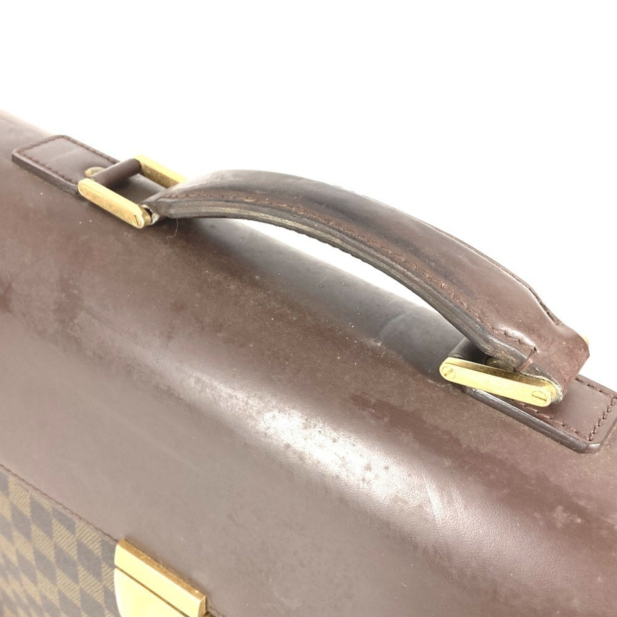 Louis Vuitton Brown Damier Canvas Ebene Damier Canvas Briefcase Handbag
