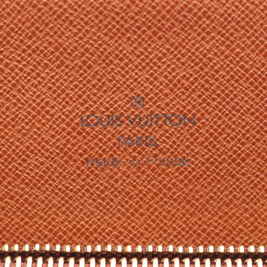 Louis Vuitton Brown Monogram Coated Canvas Leather Shoulder Bag
