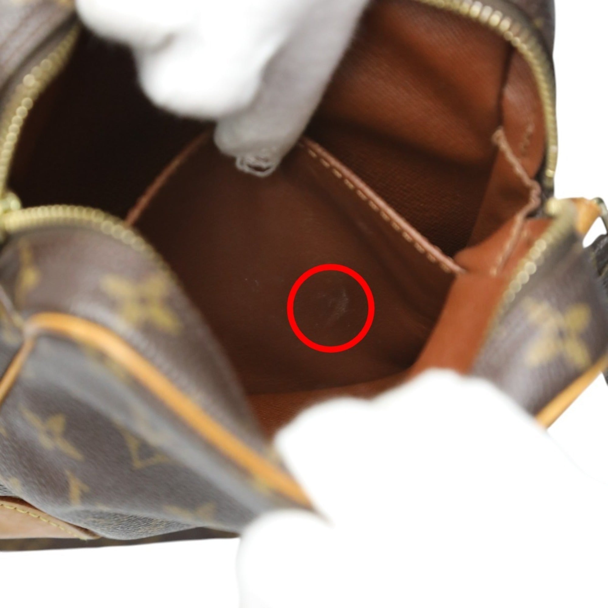 Louis Vuitton Brown Monogram Canvas Shoulder Bag