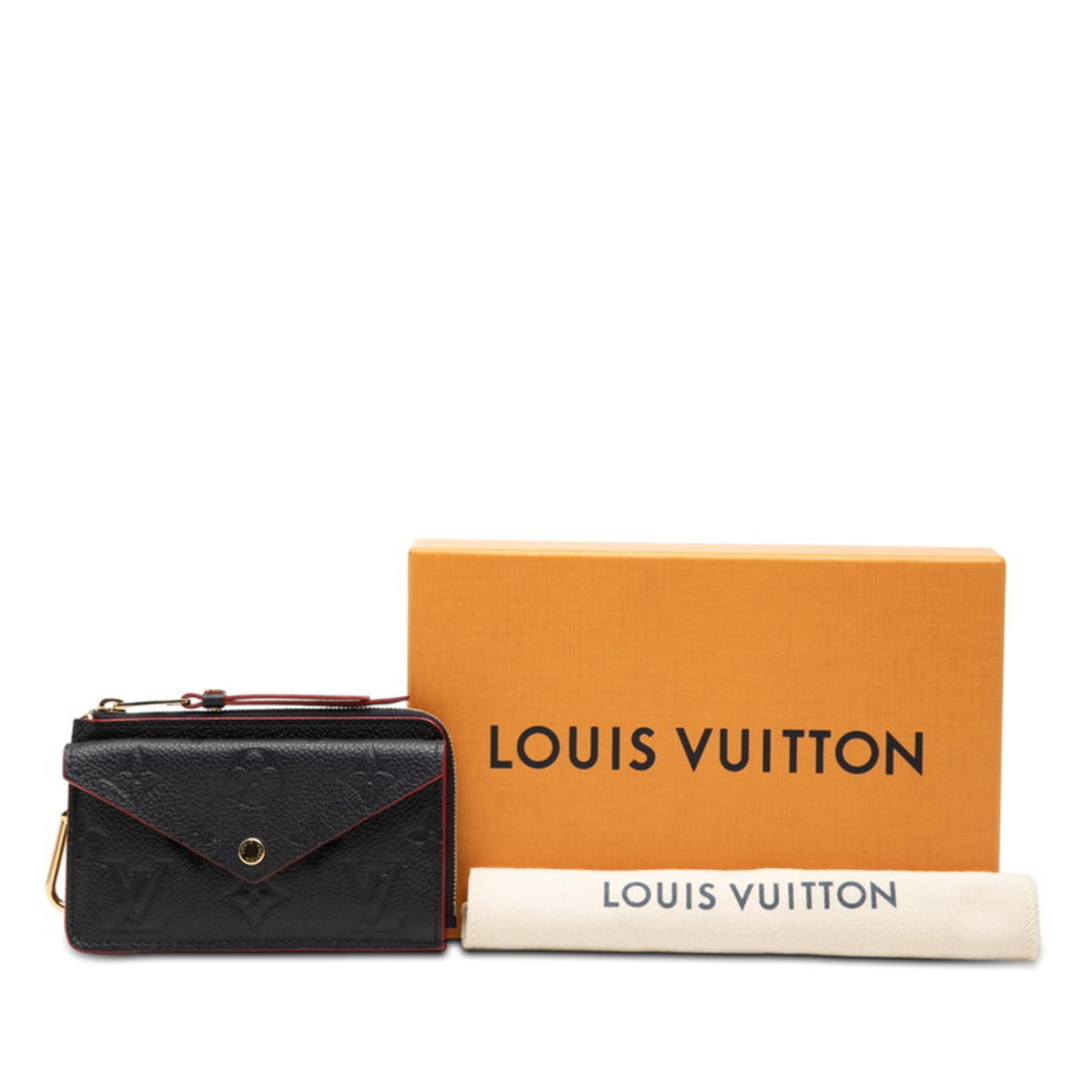 Louis Vuitton Marine Rouge Navy Leather Coin Purse/Coin Case