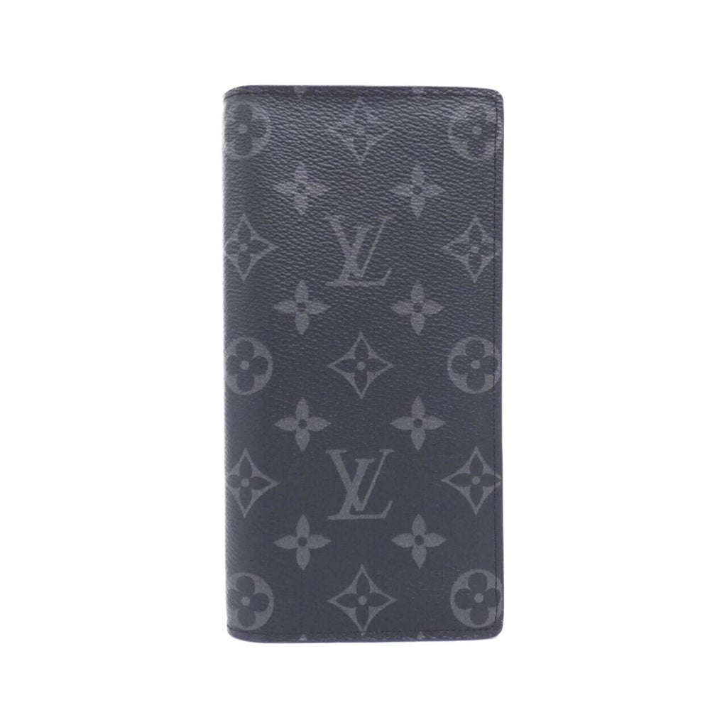 Louis Vuitton Black Coated Canvas Long Wallet