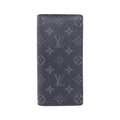 Louis Vuitton Black Coated Canvas Long Wallet