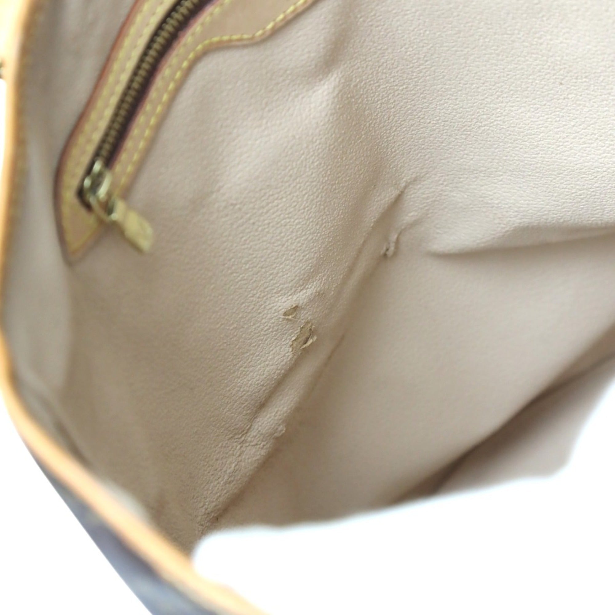 Louis Vuitton Brown Monogram Canvas Shoulder Bag Tote Bag