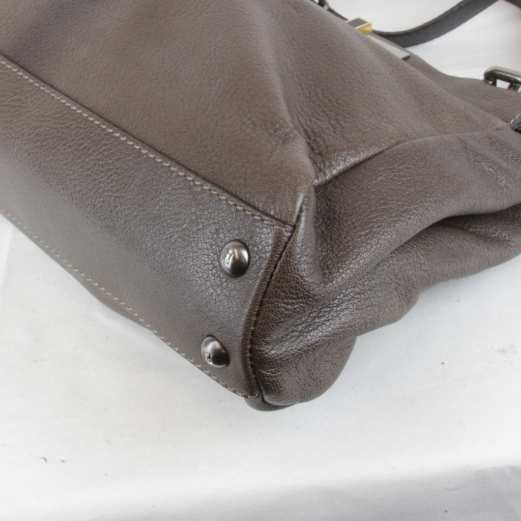 Fendi Brown Leather Handbag