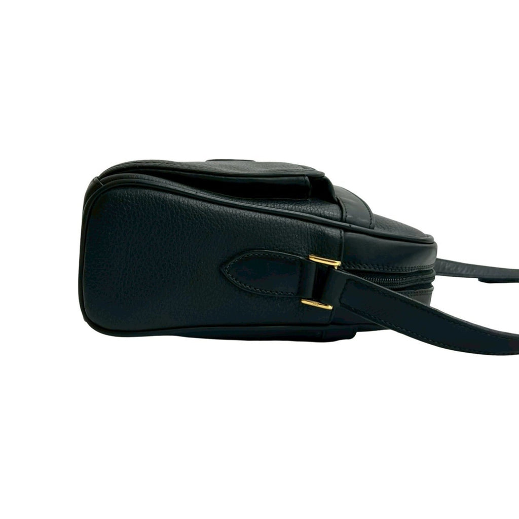 Gucci Black Leather Pochette Shoulder Bag (Pre-Owned)