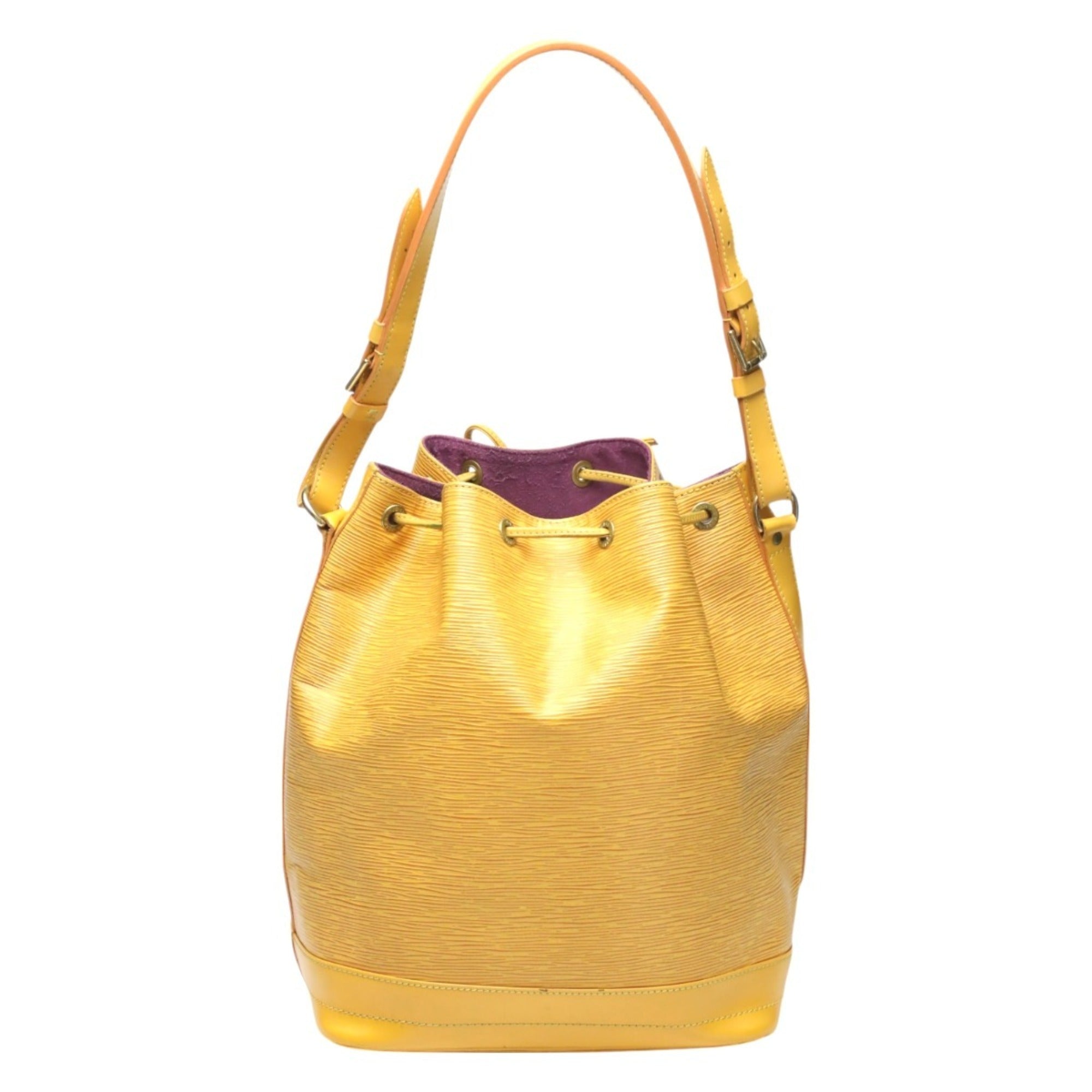 Louis Vuitton Yellow Epi Leather Shoulder Bag