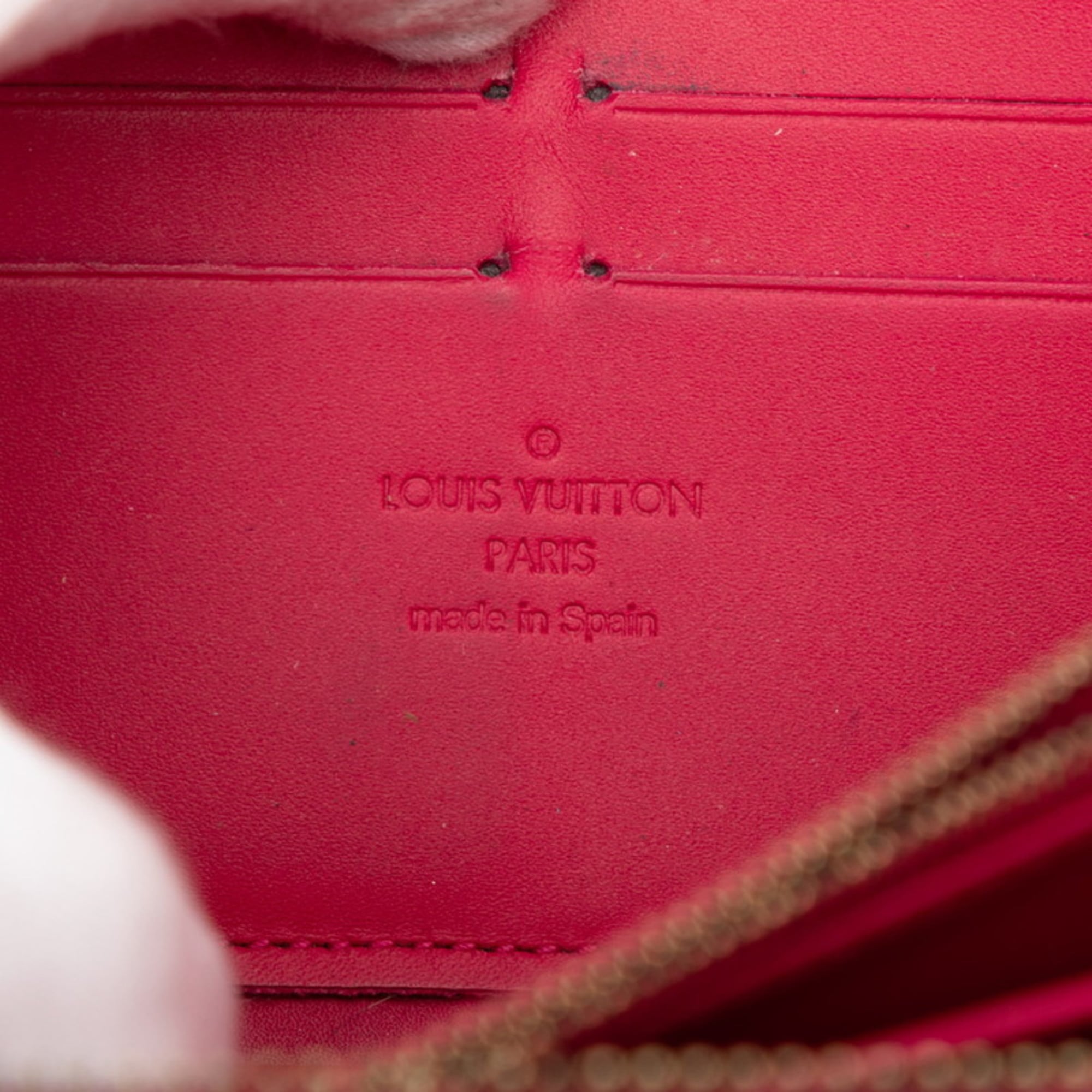 Louis Vuitton Indian Rose Patent Leather Long Wallet