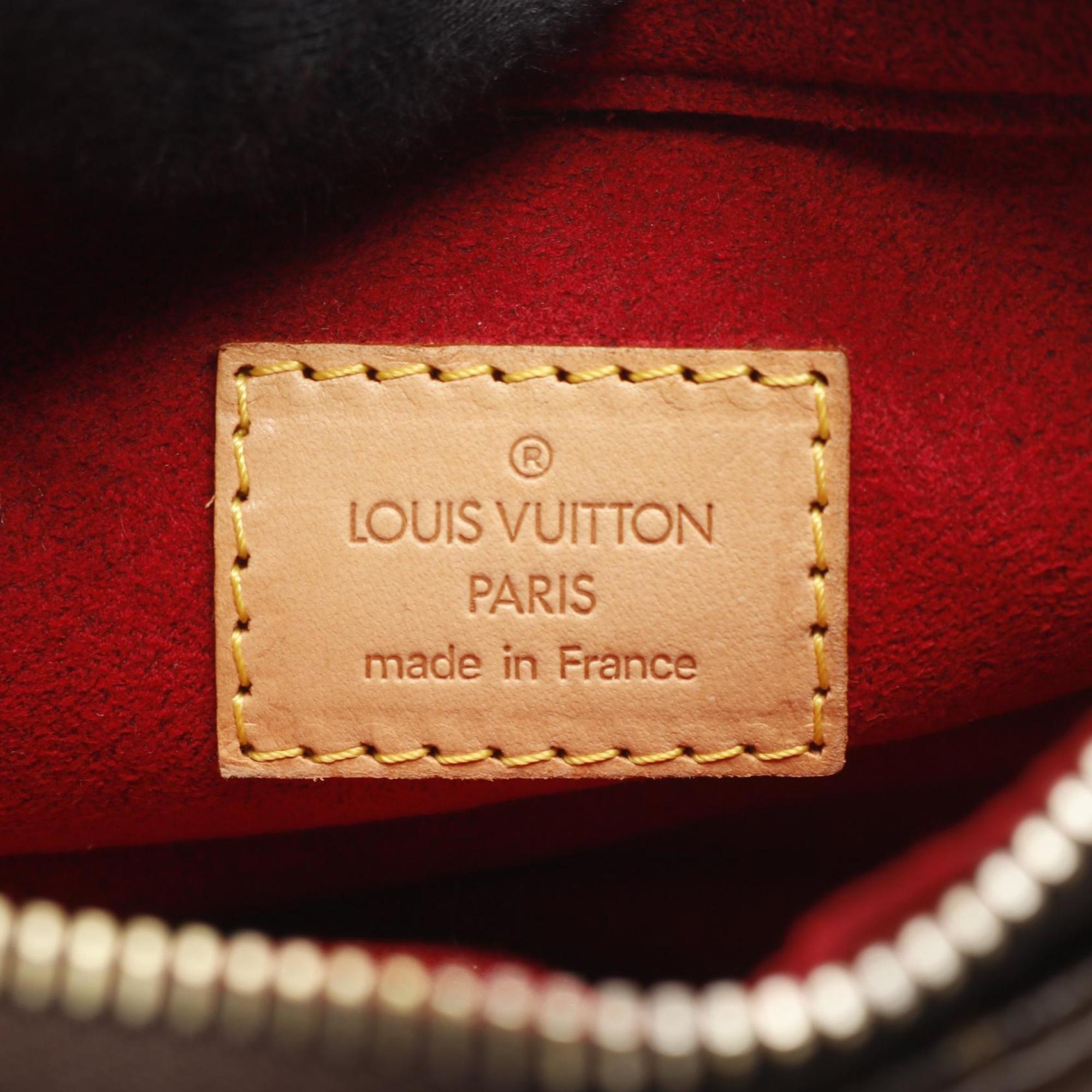 Louis Vuitton Brown Pvc Leather Shoulder Bag