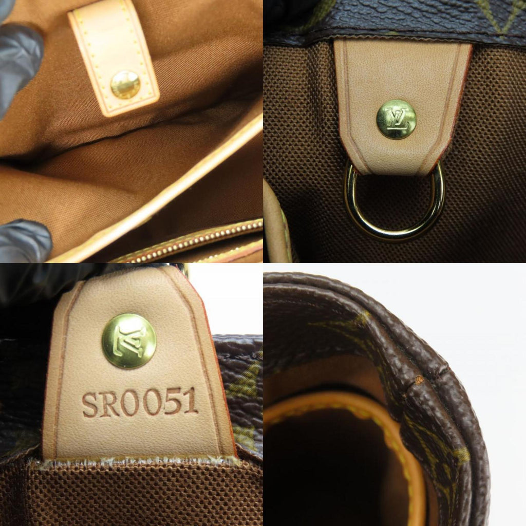 Louis Vuitton Brown Monogram Leather Handbag