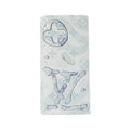 Louis Vuitton Light Blue Coated Canvas Long Wallet