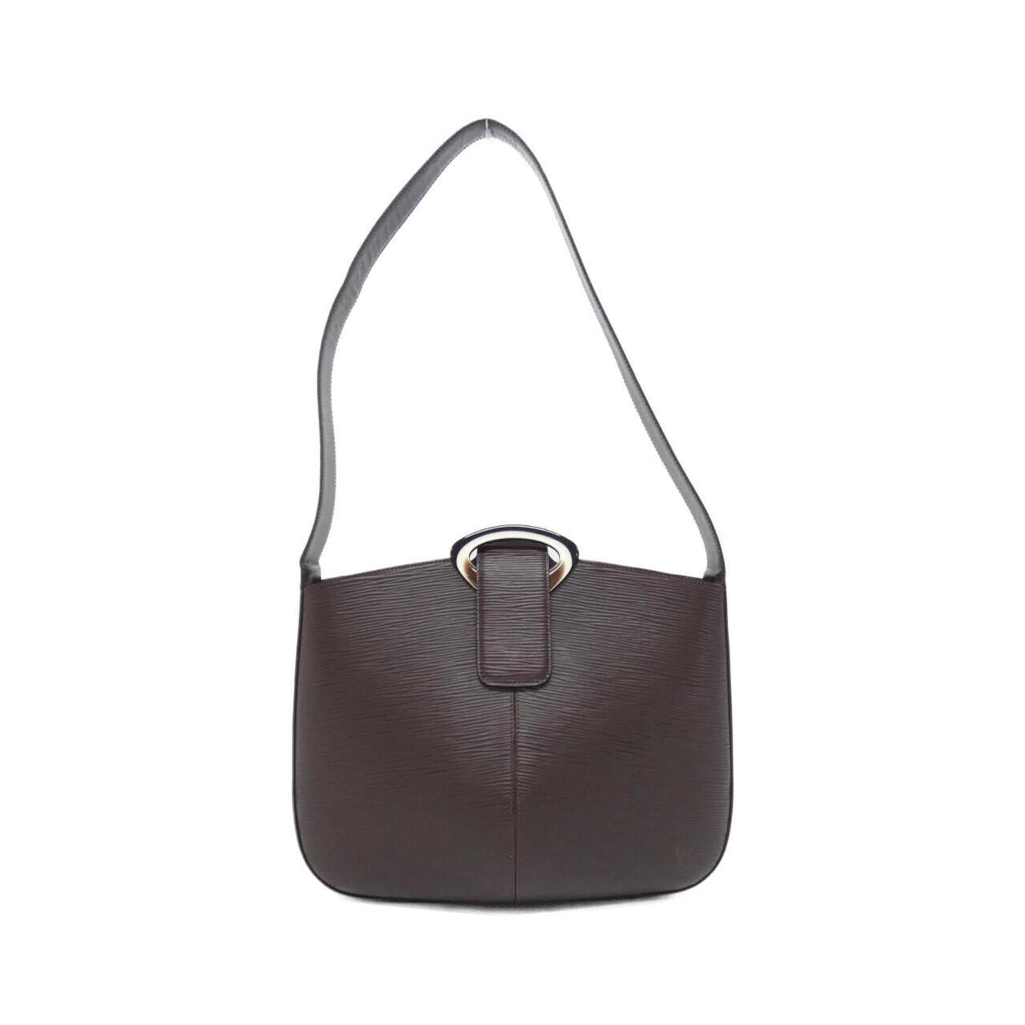 Louis Vuitton Brown Moka Leather Shoulder Bag