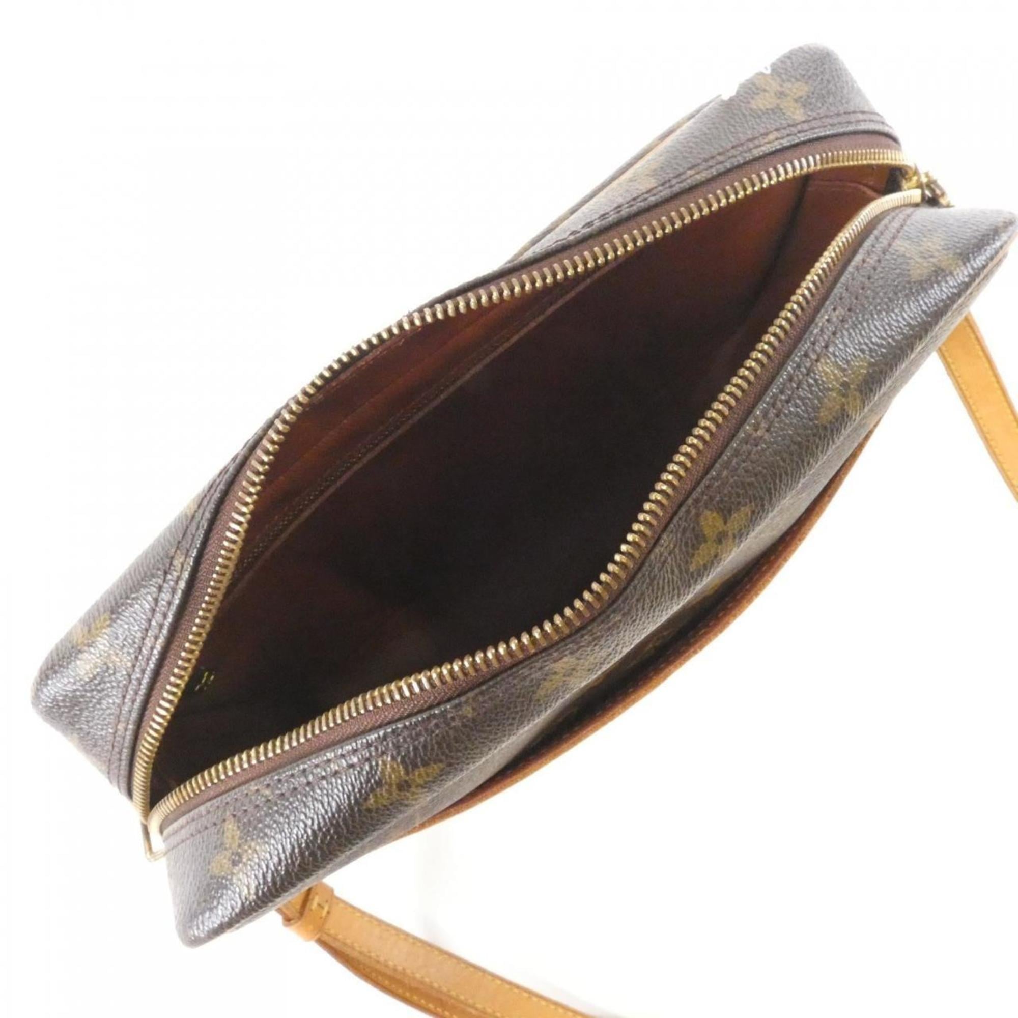 Louis Vuitton Marron Coated Canvas Shoulder Bag