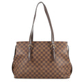 Louis Vuitton Damier Damier Canvas Ebene Red Color Shoulder Bag Tote Bag