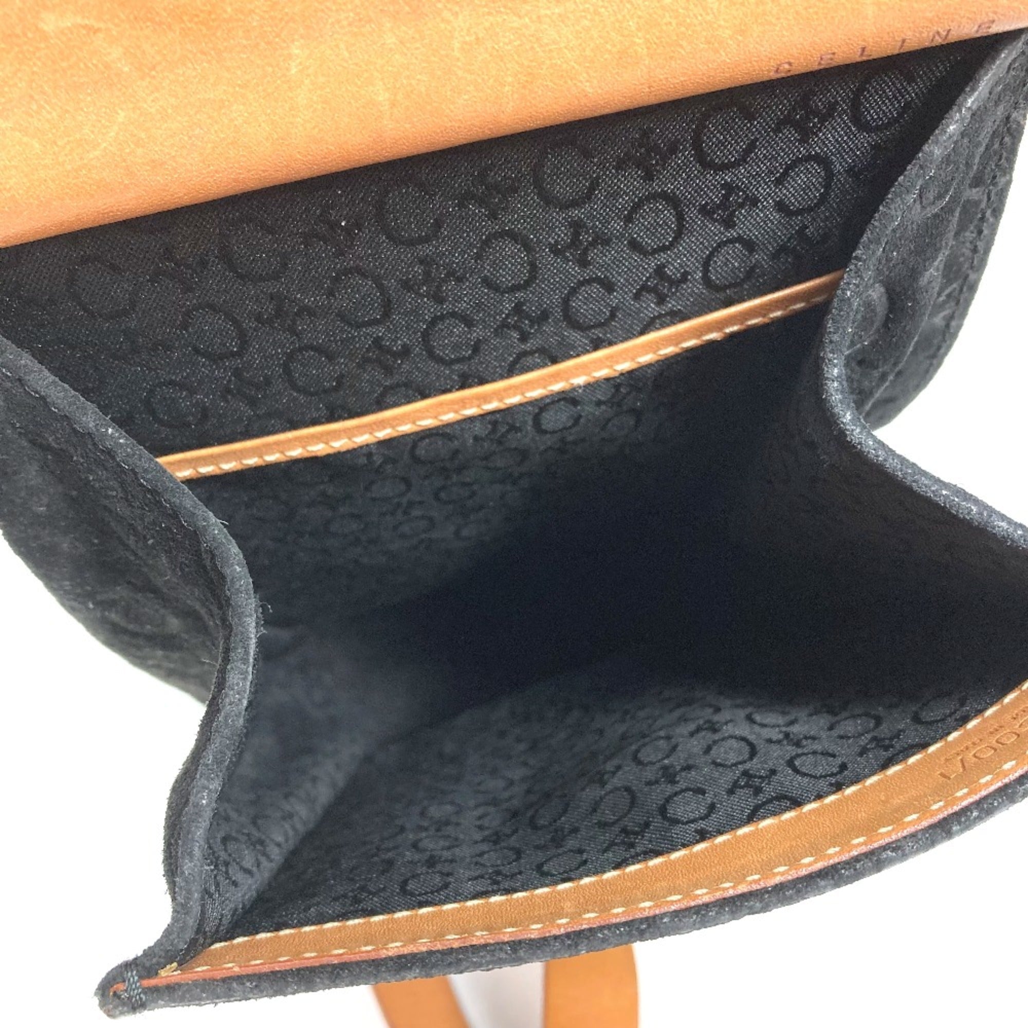 Celine Brown Leather Shoulder Bag