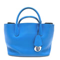 Christian Dior Blue Leather Tote Bag (Pre-Owned)