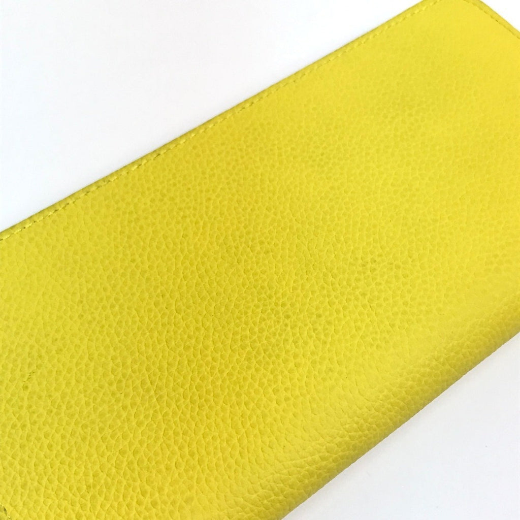 Louis Vuitton Yellow Leather Long Wallet